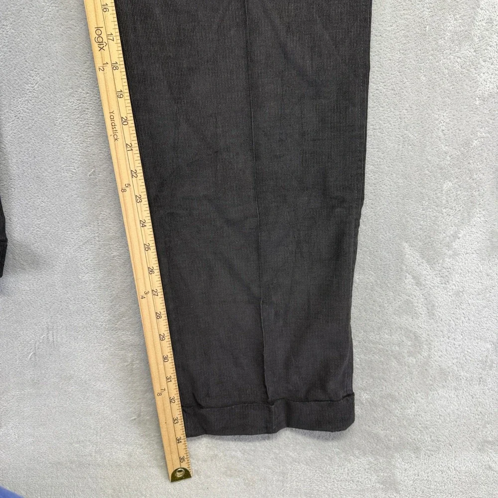 Vintage Lands' End Pants Mens 36 Long Corduroy Pleated Trousers Dead Stock‎ USA